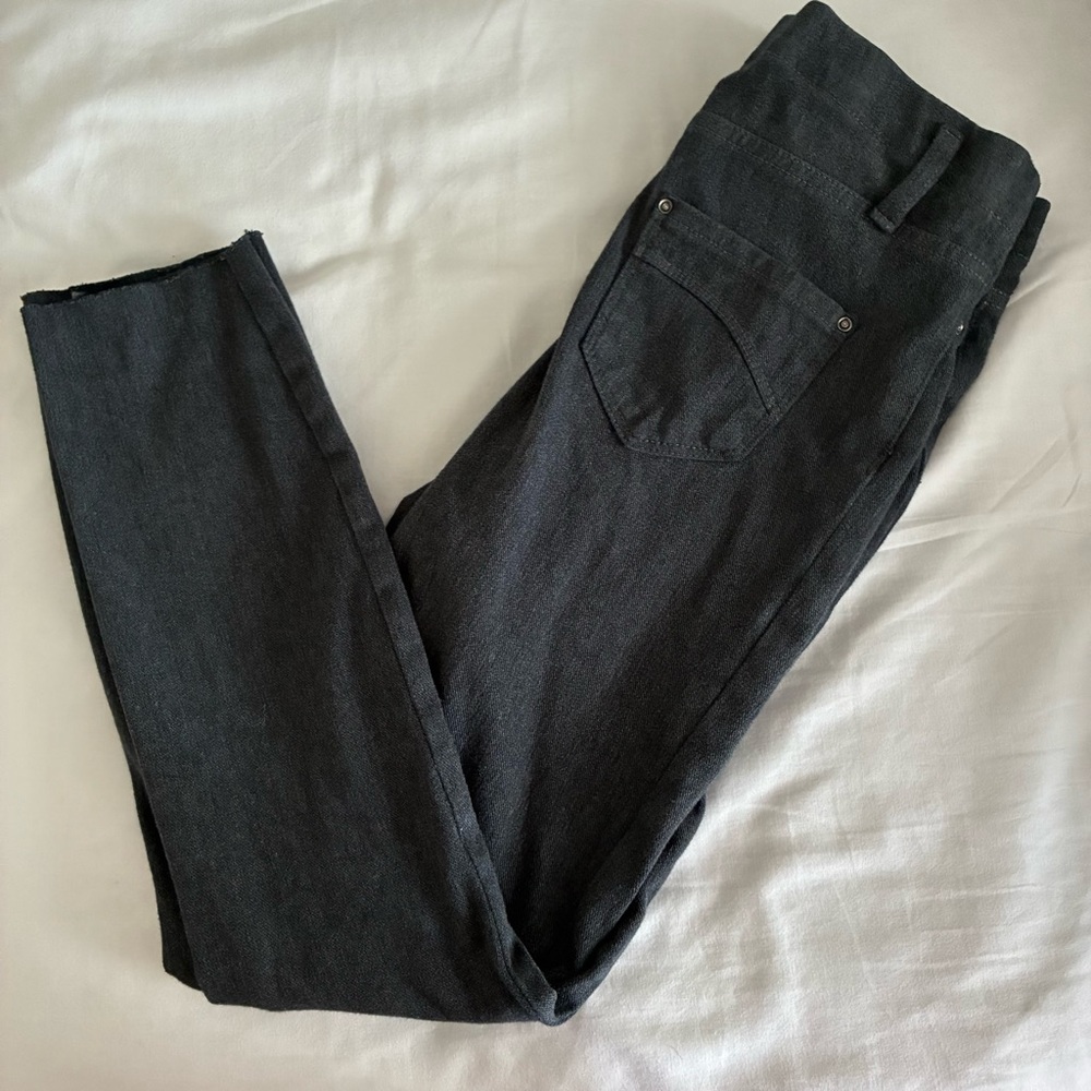 Women's Dark Grey Slim Work Jeggings